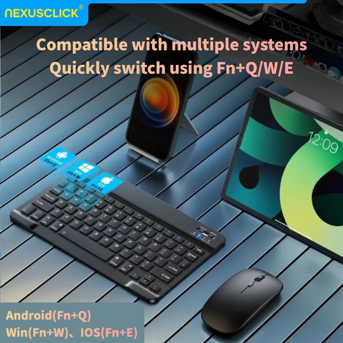 Keyboard Bluetooth Nirkabel Ne - Gaming Keyboard Mini ulasan dan harga