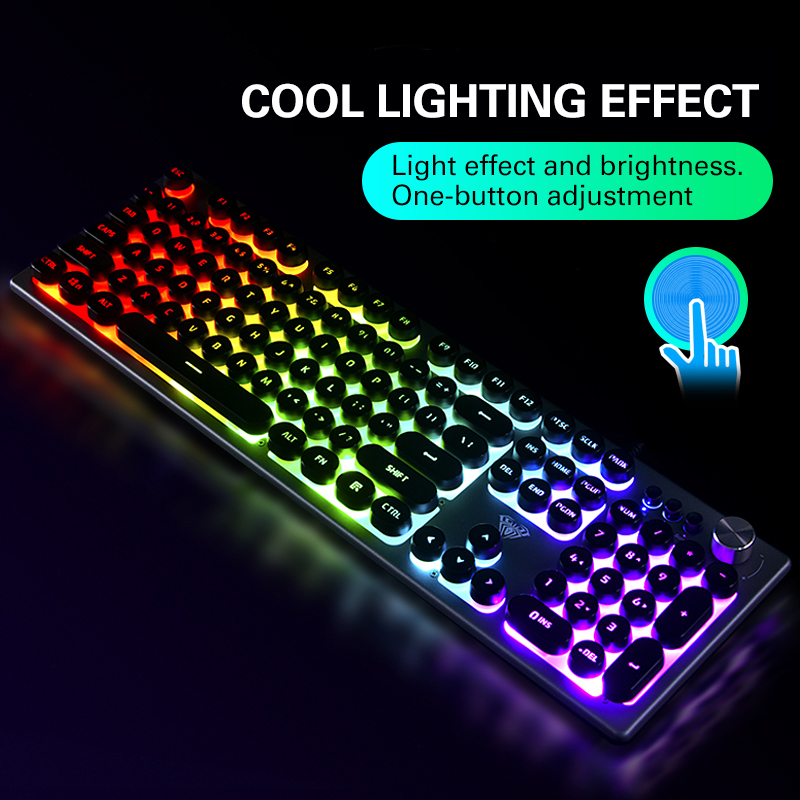 AULA Keyboard dan Mouse Gaming - Gaming Keyboard And Mouse Set ulasan dan harga