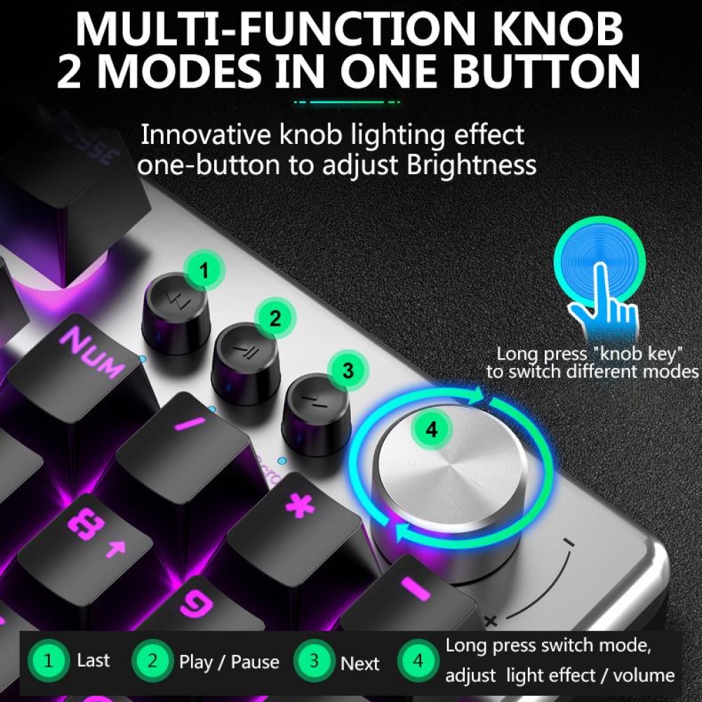 AULA Keyboard dan Mouse Gaming - Gaming Keyboard And Mouse Set ulasan dan harga