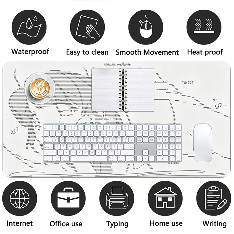 1 Buah Alas Mouse Kulit Anime  - Gaming Keyboard Nearby ulasan dan harga