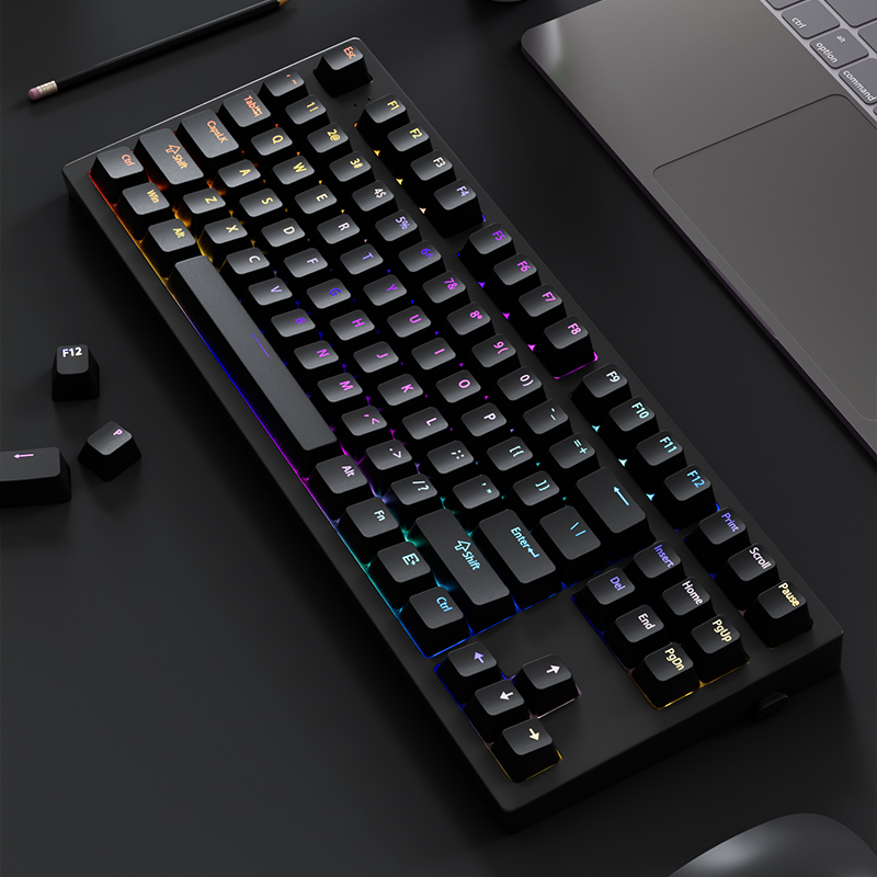 130+ Tombol Hitam Kustom Doubl - Keyboard Gaming Black ulasan dan harga